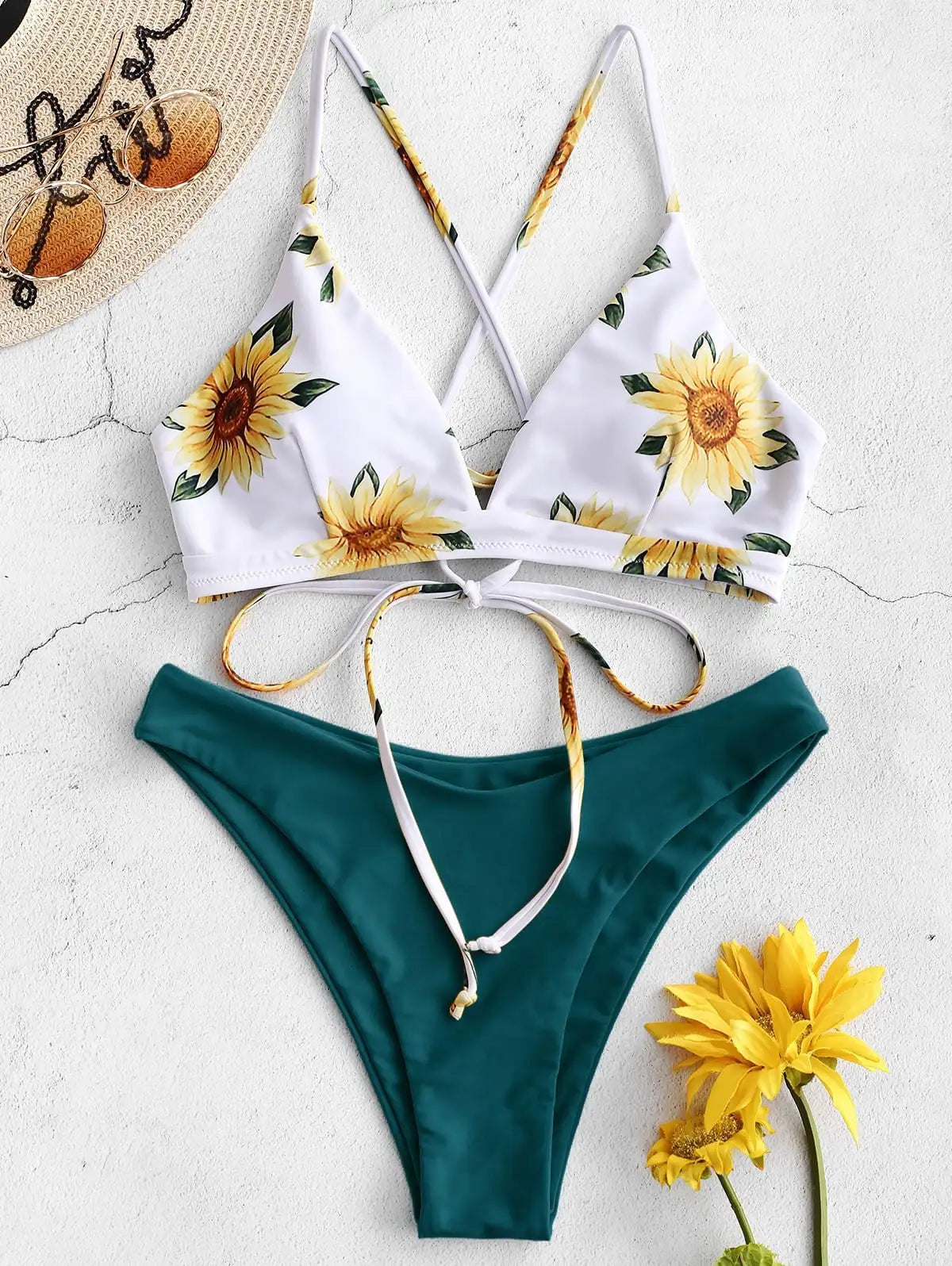 Printed Push Up Padded Bikini Set