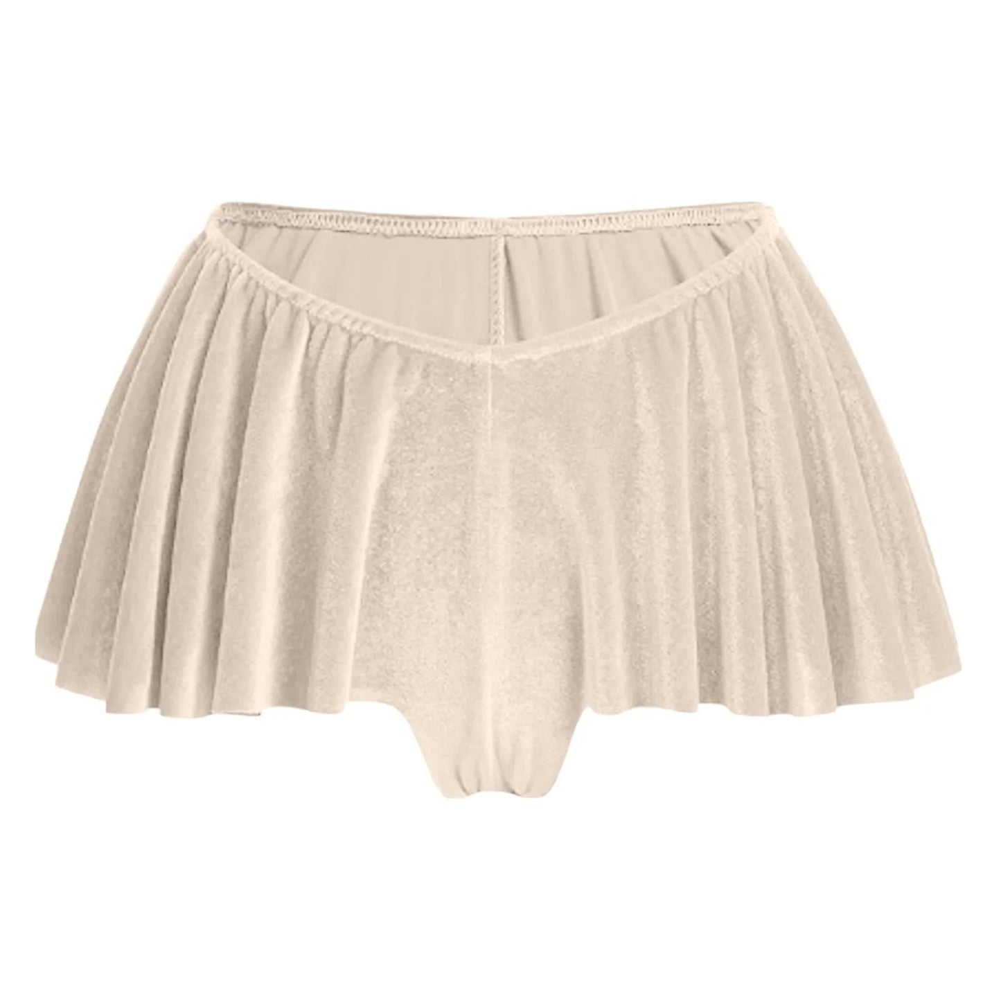 Mid Rise Fitness Skirt Shorts