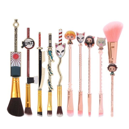 10pcs Anime Makeup Brush Set