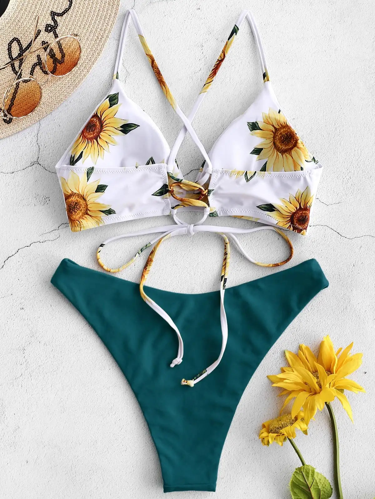 Printed Push Up Padded Bikini Set