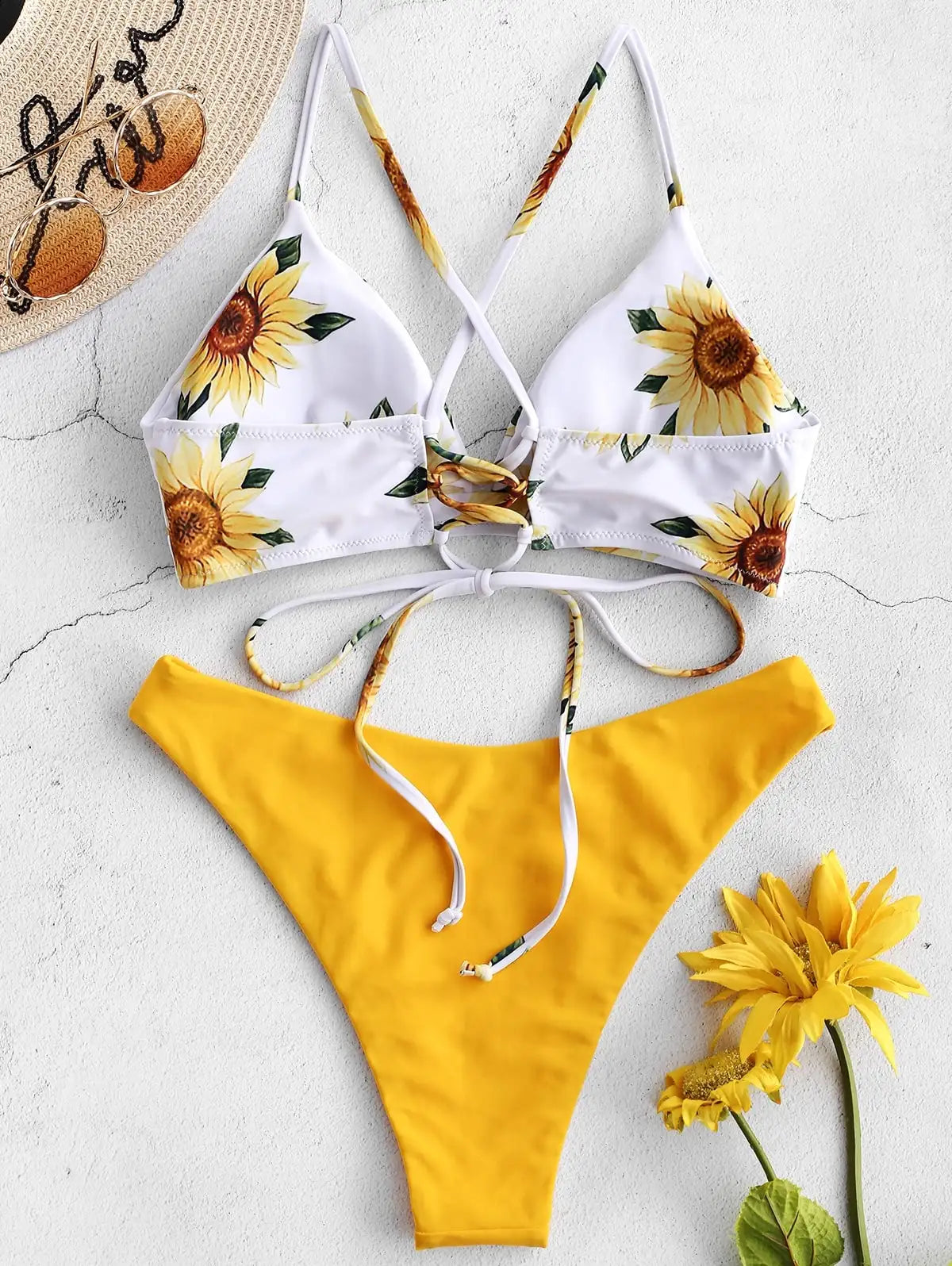 Printed Push Up Padded Bikini Set