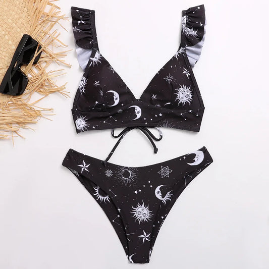 Printed Push Up Padded Bikini Set