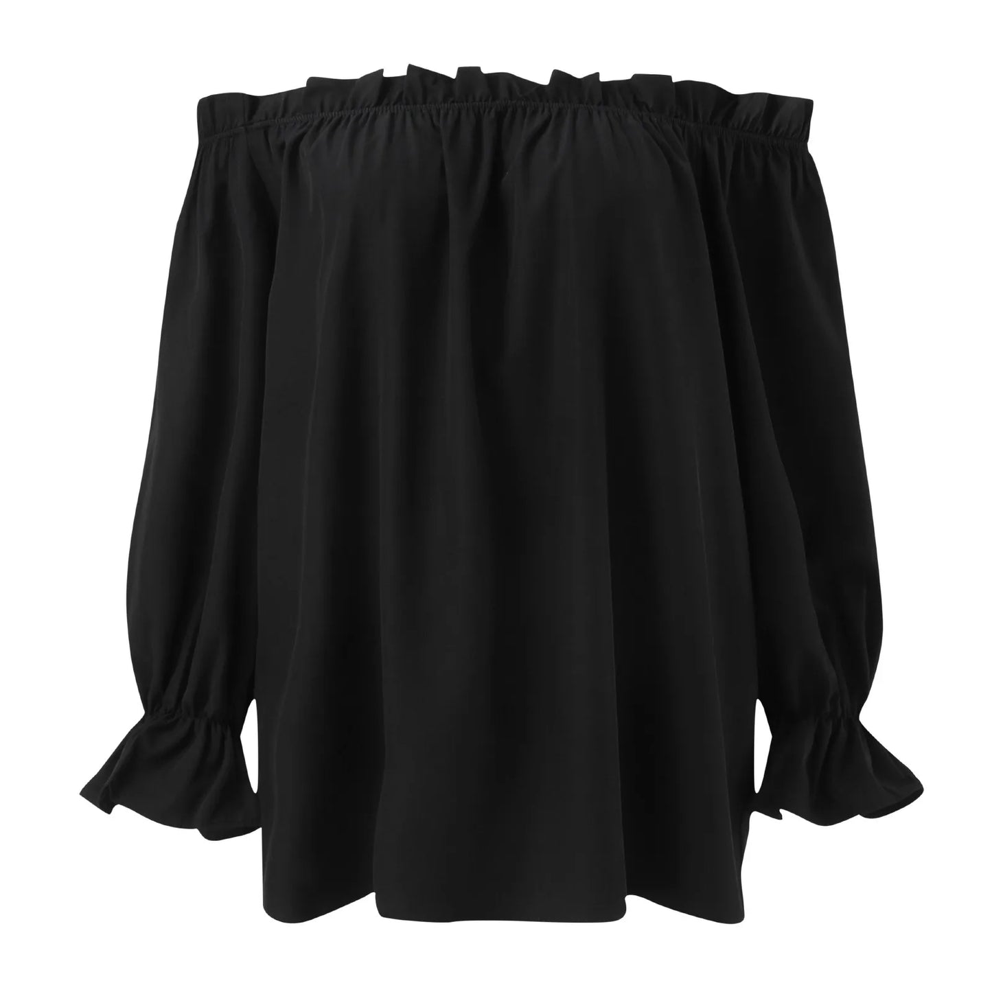 Sexy Off Shoulder Solid Color Pullover Top