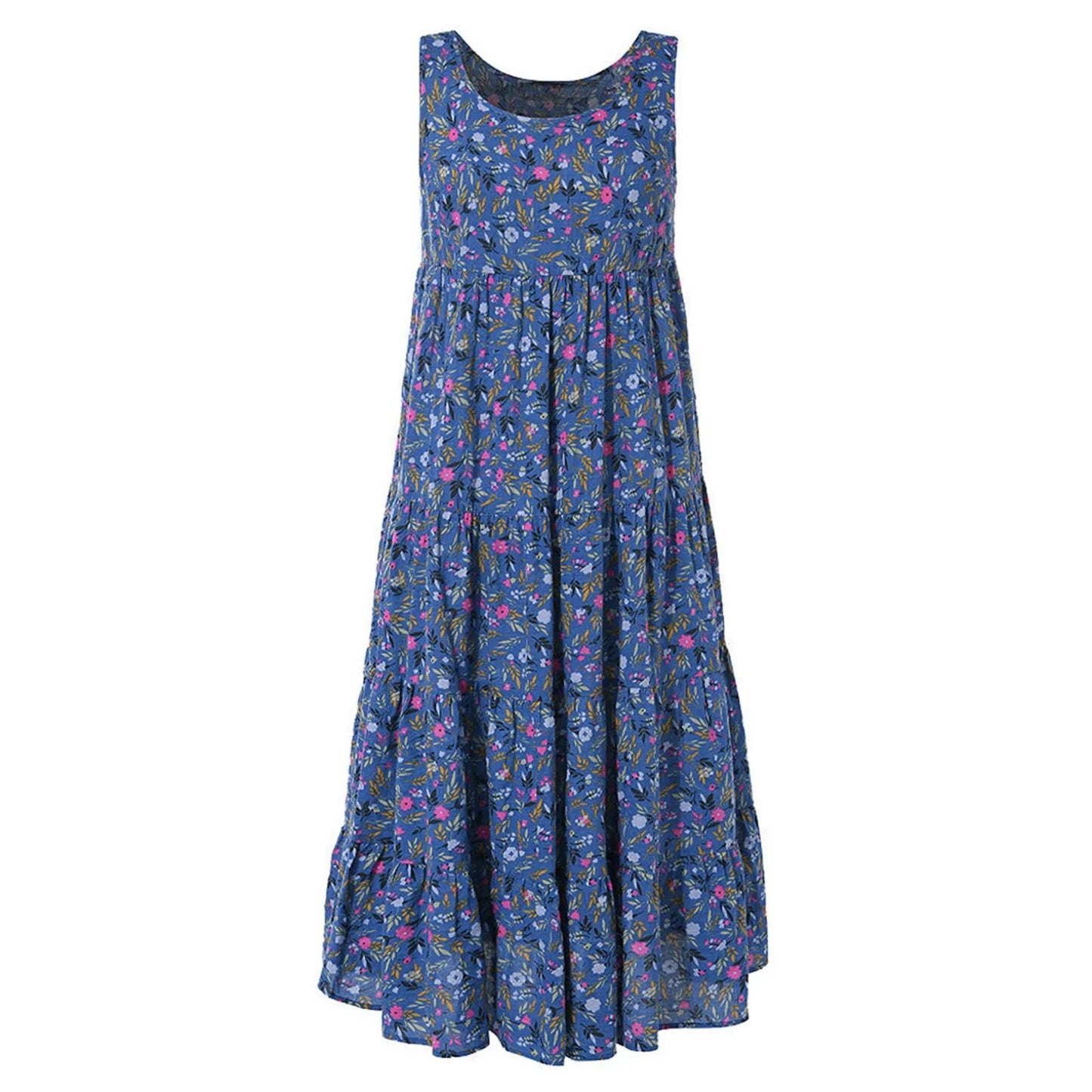 Vintage Bohemian Summer Loose Elegant Long Dress