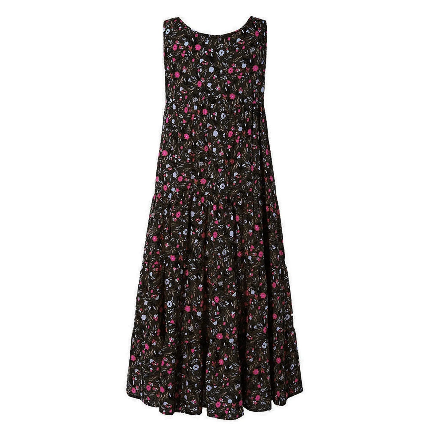 Vintage Bohemian Summer Loose Elegant Long Dress