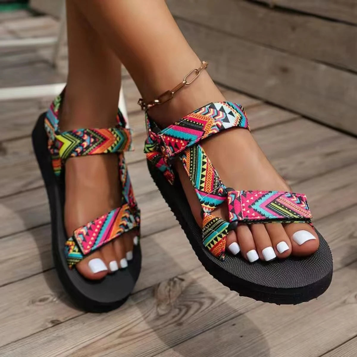 Women's Hemp Rope Beach Sandals