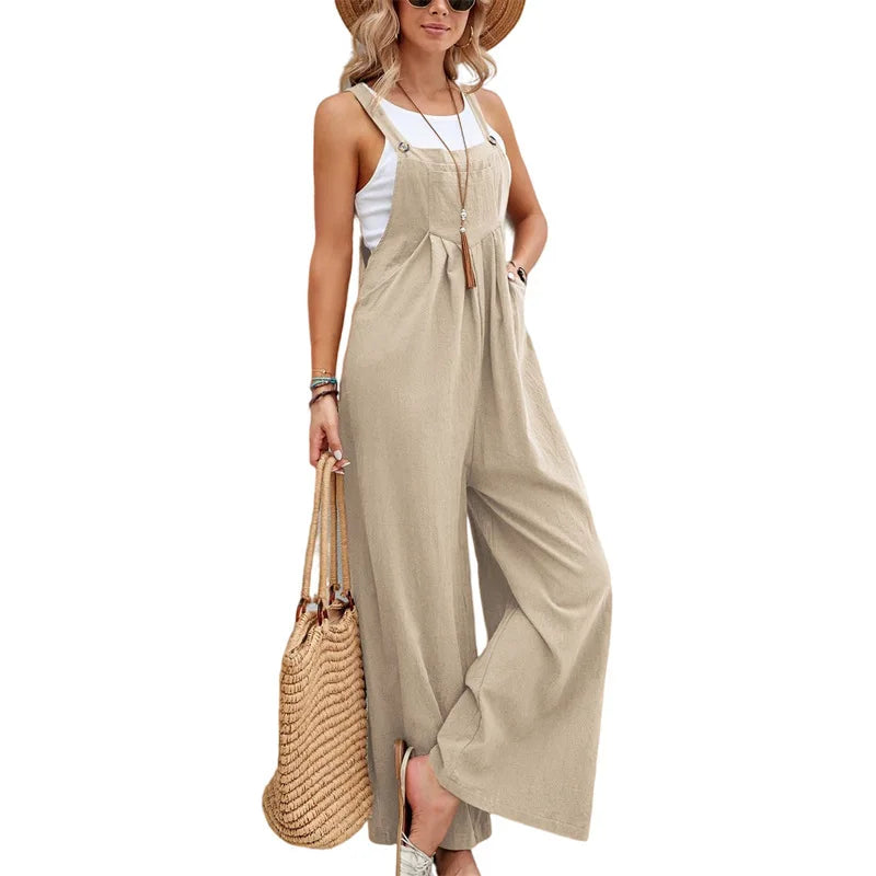 Wide Leg Baggy Overalls