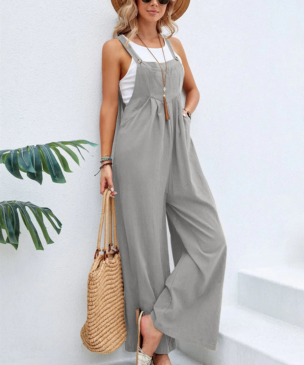 Wide Leg Baggy Overalls