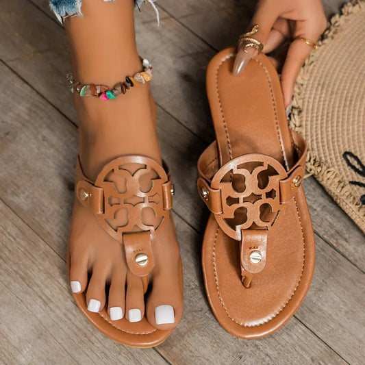Summer Leisure Flat Slippers