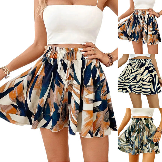 Summer Boho Loose Fit  Beach Shorts