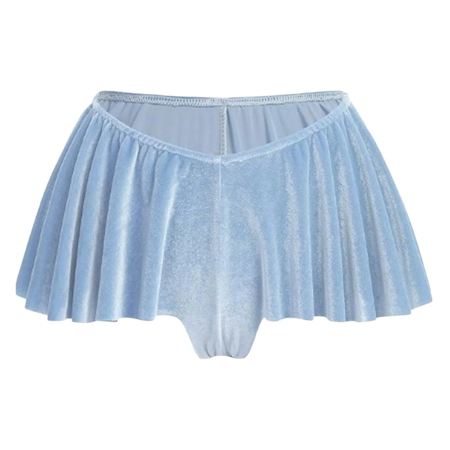 Mid Rise Fitness Skirt Shorts